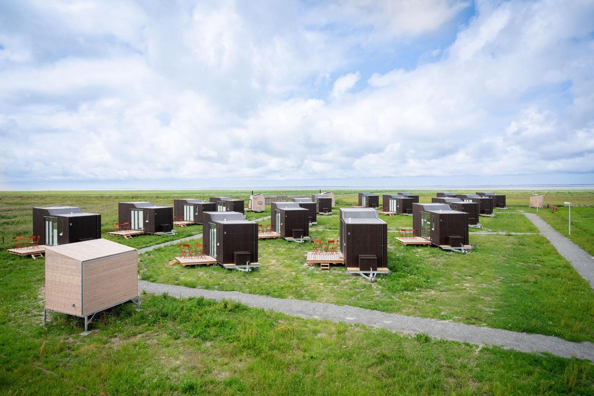 Tiny House Pioneer 18 Zur Meerseite - Green Tiny Village Harlesiel Carolinensiel Dış mekan fotoğraf