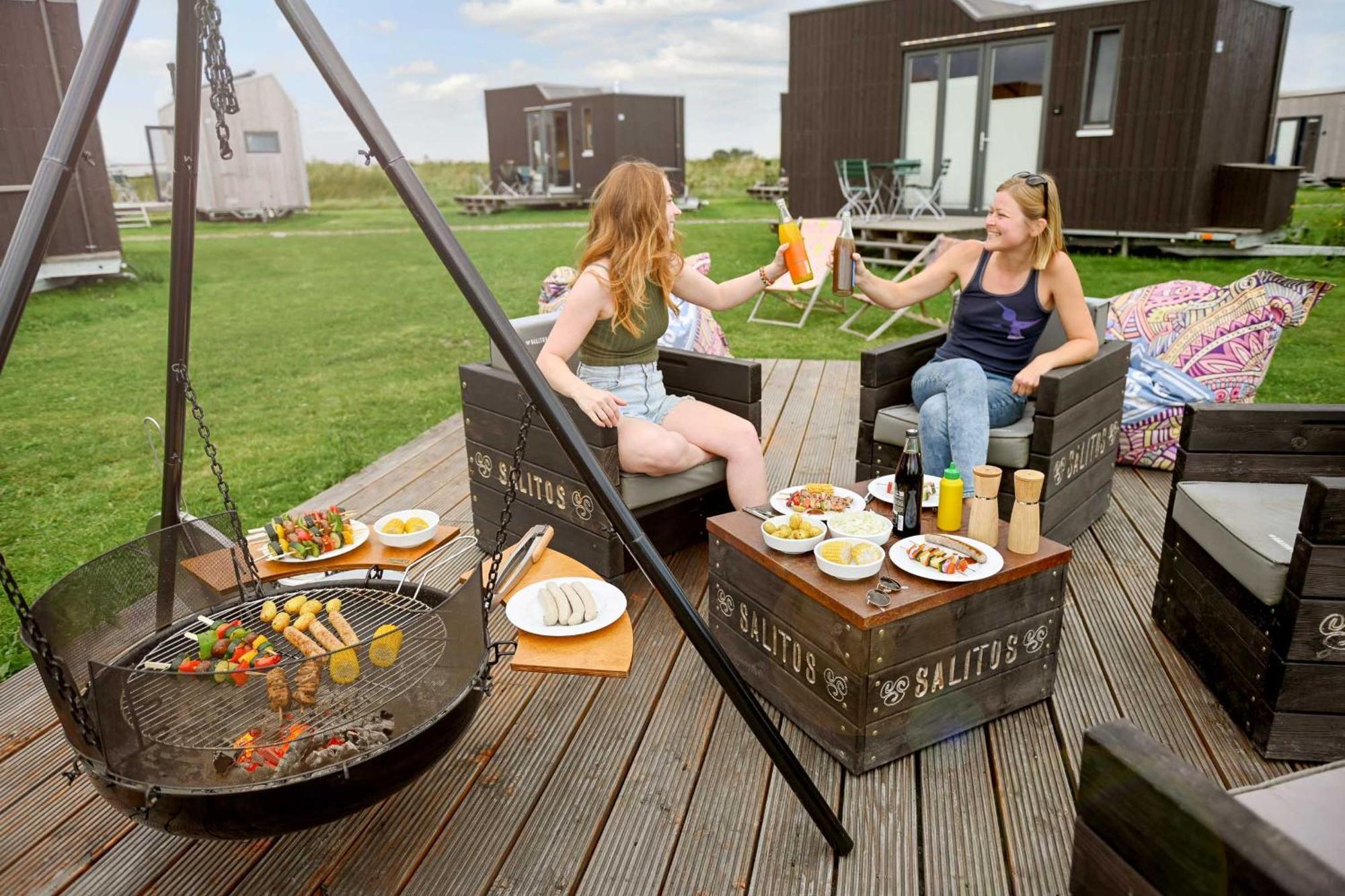 Tiny House Pioneer 18 Zur Meerseite - Green Tiny Village Harlesiel Carolinensiel Dış mekan fotoğraf
